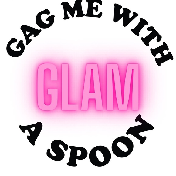 Gag Me With A Spoon Glam Handmade‎ Custom Short Sleeve T-Shirt Medium - Picture 2 of 5